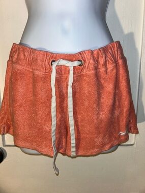 Hollister Coral Terry Drawstring Athletic Shorts